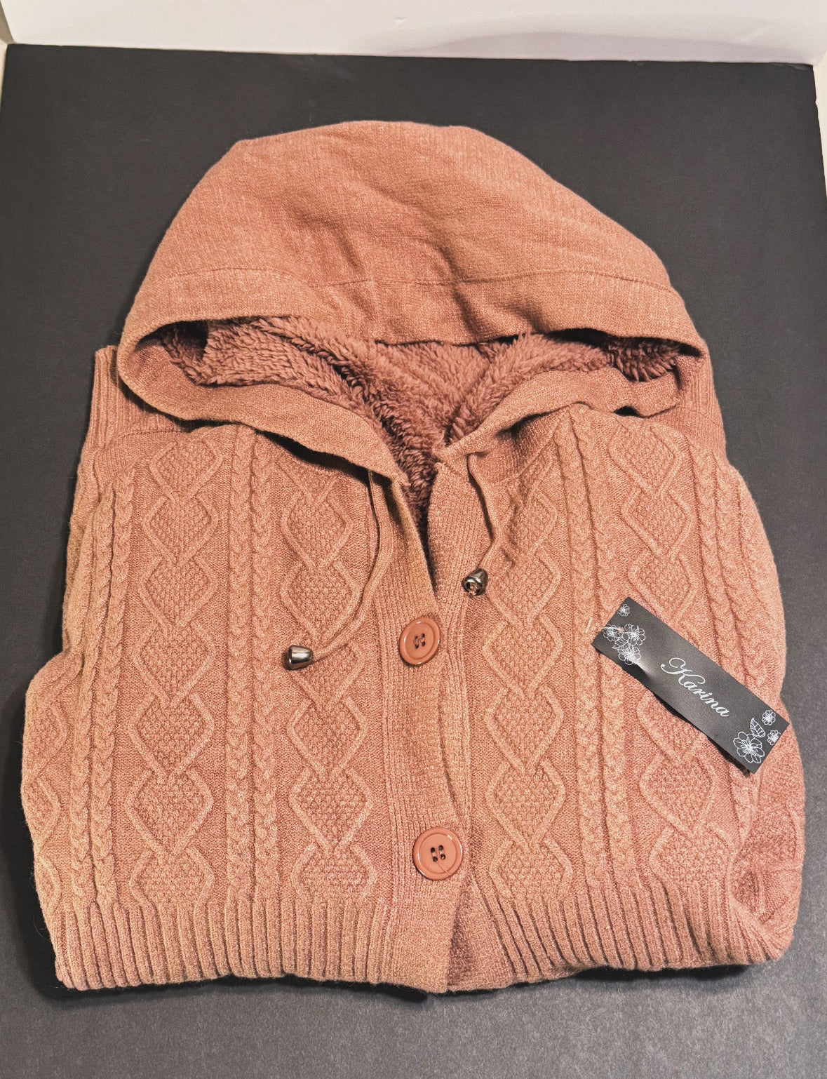 Cardigan con Capucha