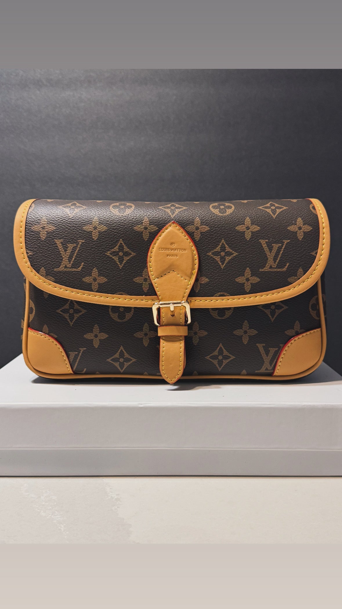 Bolsa inspirada por Louis Vuitton